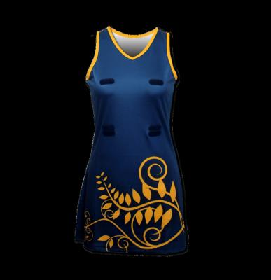 China Dress Up Cheap 100% Polyester Netball Dress For Team for sale