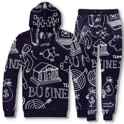 China Latest Fashion Breathable High Quality Polyester Sublimated Print Custom Design Tracksuits For Men for sale