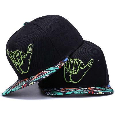 China Factory Snapback Custom 100 Polyester Snap Back Hats 3d Snap Back Embroidery Black Hat for sale