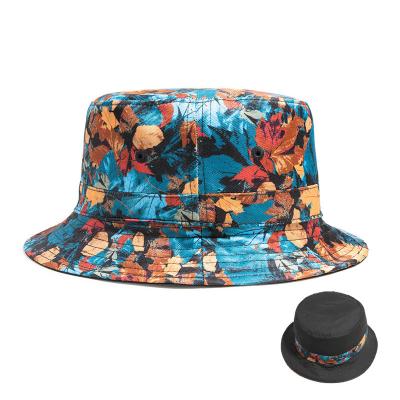 China JOINT Bucket Hats Small Order Reversible Wholesale Cotton Printed High Quality Summer Bucket Hat for sale