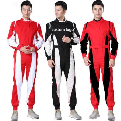 China Anti-UV to quality empty suits go kart cheap custom breathable tote go kart wears for adult men for sale