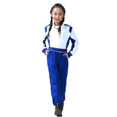 China Boys And Girls Anti-UV Unisex Racing Go Karts Suit Custom Design Overall Suits Training Karting Suit For Kids for sale