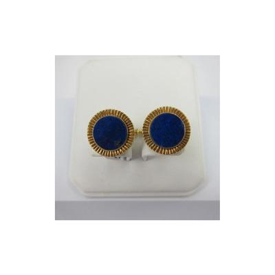 China Square china wholesale factory making cufflink 925 silver lazulite cufflinks for men for sale