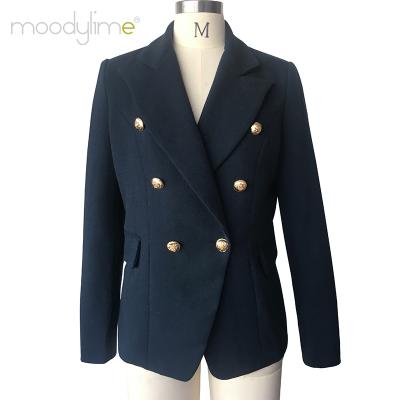 China Anti-wrinkle waist quality women blazer classics blazer slim fit office ladies blazer for sale