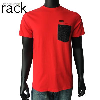 China moodylimerack summer cotton breathable t-shirt with pocket print custom t-shirt wholesale for sale