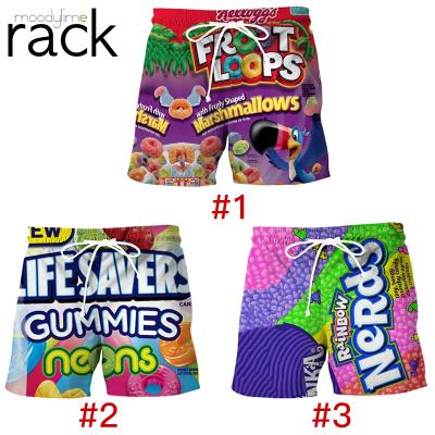 China Anti-wrinkle moodylime support summer hip hop candy series men's and women's hot digital printing casual shorts for sale