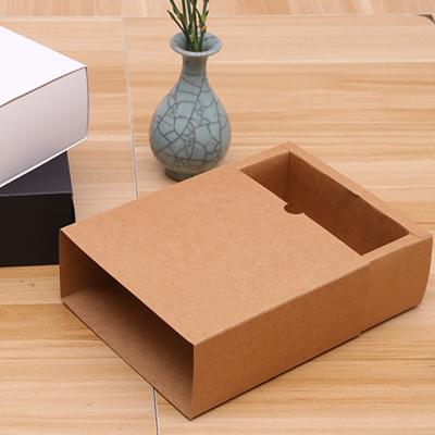 China Recyclable Recyclable Custom Kraft Paper Drawer Box For Belt Packing for sale