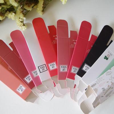 China Recyclable Wholesale Bulk Cardboard Paper Cheap Lipstick Boxes For Cosmetic for sale