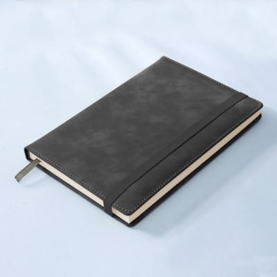 China Wholesale Custom Hardcover A5 Faux PU Leather Book Notebook for Students and Office 200 Pages Lined Paper for sale