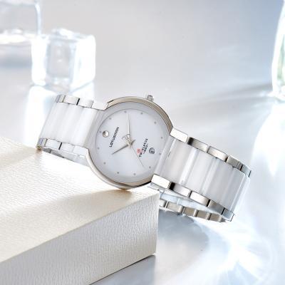 China Luxury fashionable water resistant stainless steel case couple popular casual quartz bracelet watches for men online for sale