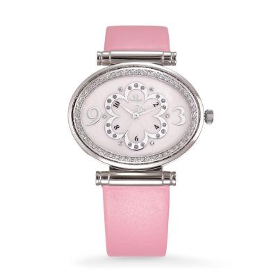 China Custom Sapphire Glass Crystal Stainless Steel Waterproof Classic Design Water Resistant Luxury Brand Women Watch for sale