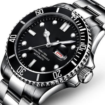 China Luxury Water Resistant 316L Stainless Steel Strap Mens Watch Automatic Wristwatches for sale