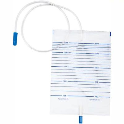 China Medical Disposable Adult Urinal Collection Bag Customized With Valve for sale