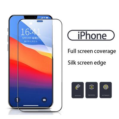 China Ultrathin Transparent Hd Tempered Glass Mobile Phone Case Screen Protector For I Phone 14 for sale