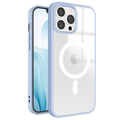 China Shockproof For iPhone 14 Pro Max Magnetic Phone Case Cover Magsafe Phone Case For iPhone 12 13 Pro Max Shock Proof Radio Charging for sale