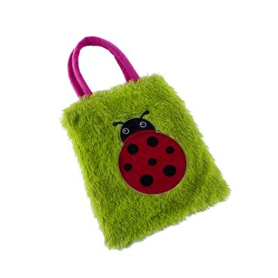 China AZO Free/Durable& High quality hot sale plush animal promotion reusable/durable/eco-friendly bag beetles girl custom cartoon insect for sale