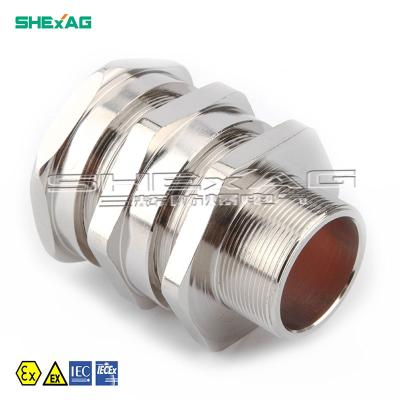 China Sanhui Brass Suppliers Industrial Clamp Unions Cable Gland Explosion Proof Metal for sale