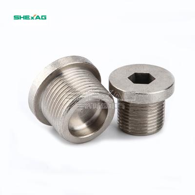 China Free Sample M G NPT Type Stainless Steel Plug Cable Gland Brass Terminating Plug for sale