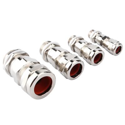 China Brass Shipping and Handling - BDM-22 Double Metal Cable Gland Compression Explosion Proof Cable Gland for sale