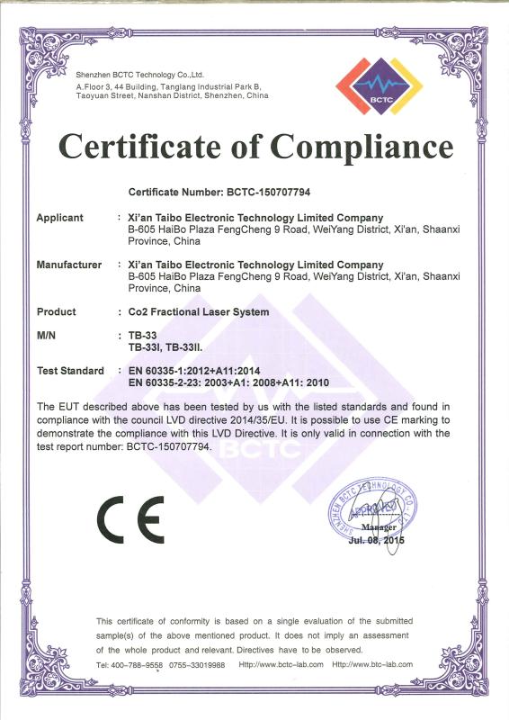 CE - Xi'an Taibo Electronic Technology  Co., Ltd.