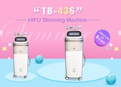 China Vertical Reduce Fat  HIFU Slimming Machine , Face Wrinkle Removal Machine for sale