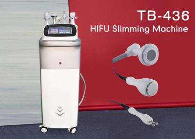 China Vertival Multifunction HIFU Body Shaping Weight Loss Equipment With 4 Handles for sale