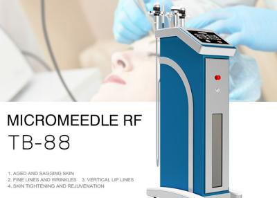 China 0.5 - máquina fraccionaria vertical de 3m m RF Microneedle para el retiro de la arruga y blanquear de la piel en venta