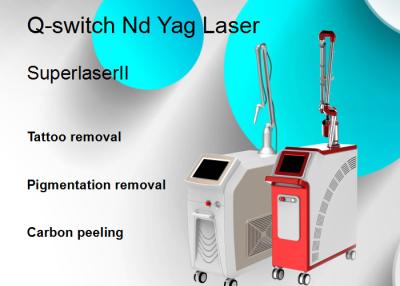 China 2000mj Q Switch Laser Tattoo Removal Machine / Nd Yag Pigmentation Removal for sale