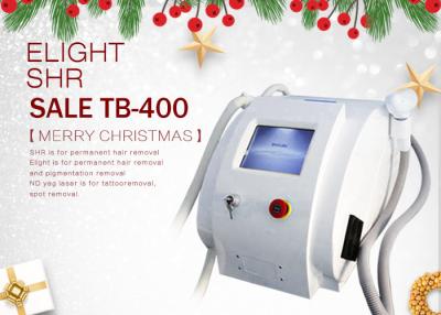 Cina E-luce + IPL + ND YAG laser + macchina multifunzionale bipolare di bellezza di rf con il touch screen in vendita