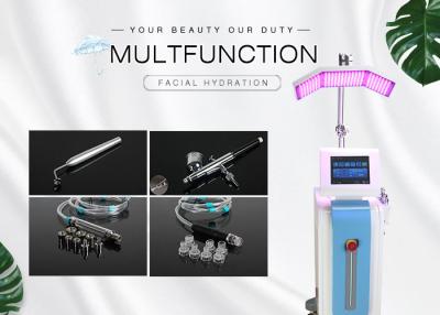 China Microdermabrasion Oxygen Jet Peel Facial Machine LED Whitening 7 Handles for sale