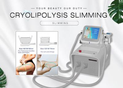 Cina Due maniglie che funzionano trattamento Cryolipolysis che dimagrisce macchina -15-5℃ che raffredda Tempareture in vendita