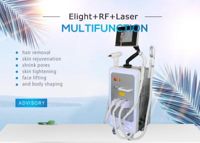 China SHR ND YAG E-light IPL RF Machine For Wrinkle Therapy / Tattoo Removal / Hair Reduction for sale