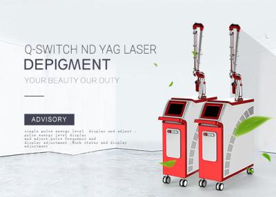 China High Energy Less Pain Q Switch Nd Yag Laser Chloasma Removal Machine for sale