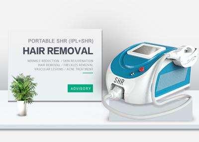 China Portable IPL SHR Hair Removal Machine For Skin Rejuvenation Two Handle for sale