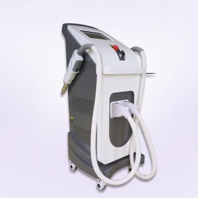 China Salon Q Switch ND Yag Laser IPL SHR E Light Hair Removal Equipment Spot Size 15*50mm for sale