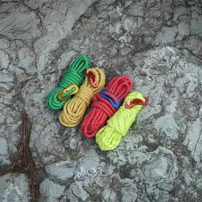 China 100% Direct Selling Waterproof Ropes With Adjusters For Sale Buy High Rates 4Mm*4M Custom Size Reflective Tent Wind Rope for sale