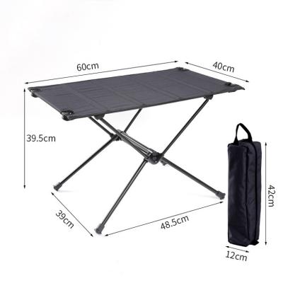 China Morningstar Beech Wood Egg Roll Table Lightweight Outdoor Foldable Portable Camping Picnic Folding Table for sale