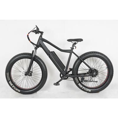 China Best Hunting 48v 500w Aluminum Alloy Fat Tire Electric Cruiser Fat Tire Electric Bicycle 750w 20 Times Max Motor Frame for sale