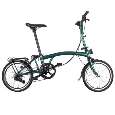 China PROLIV 3Sixty 16 Inch Folding Bicycle 6 Speed ​​Y-bar S6 Post Steel Folding Bike Green for sale