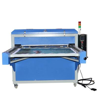 China Garment Shops Air Pressure Dual Stations Large Format Automatic Pneumatic Heat Transfer Printing Machine , CE Approved for sale