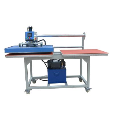 China Fabric printing china custom size design new oil press type heat transfer machinery for hoodies rhinstone/crystal working for sale