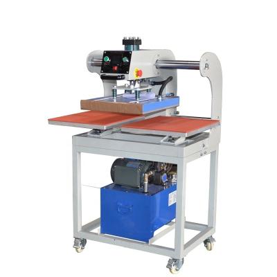 China Personalized Custom Digital Printing Double Station Hydraulic Heat Press Machine 40*60cm for sale