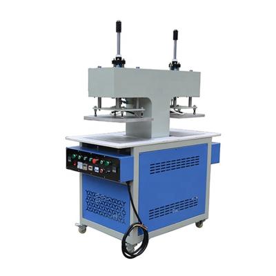 China Head Universal T Shirt Dual Head Pneumatic Emboss Leather Press Heat Press Machine For T Shirts for sale