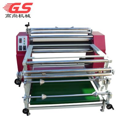 China Pneumatic Heat Transfer Machine Fabric Textile Calender Oil Heating Roller Heat Press Sublimation Transfer Printing Machine for sale