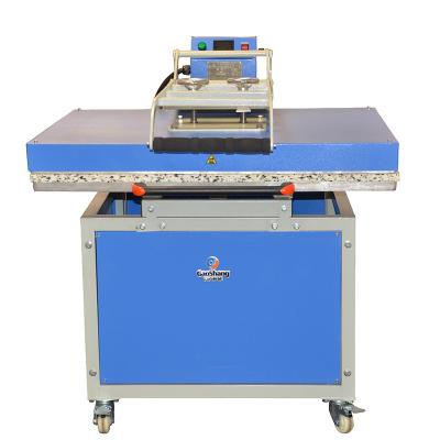 China Fabric Printing 80x100cm Manual Operation Hand Force Large Format Textile Transfer Heat Press Machine for sale