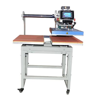 China Custom Automatic Pneumatic Double Station Heat Press Digital Fabric Printing Machine for sale