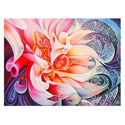 China Diy 5d Diamond Embroidery Full Drill Beautiful Flower Diamond Painting Kit Home Living Room Decor Modern Wall Art for sale