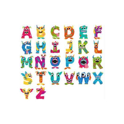 China Diy Crystal Diamond Painting Letters Cartoon Sticker Mobile Phone English Stationery Decoration 26 Factory Wholesale Modern Creative for sale