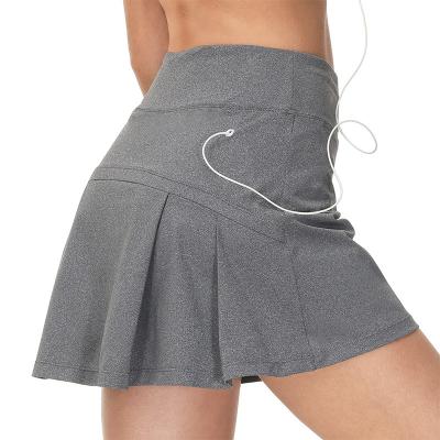 China Amazon New Seller Fitness Yoga Shorts Warm Workout Quick Dry Running Tennis Dress With Pockets for sale