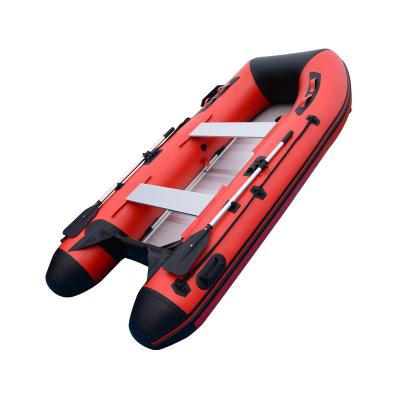 China Custom Sale High Quality Inflatable Boat RIB 3m Floor Hull Aluminum Rowing Boats Without Outboard Engine for sale